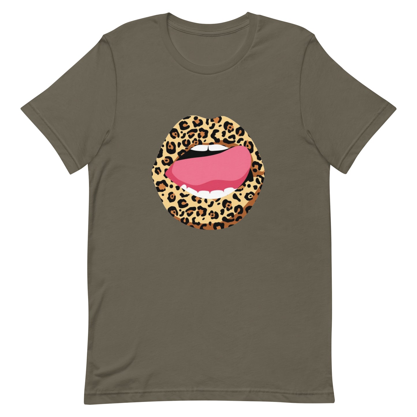 Leopard Lips Women T-Shirt