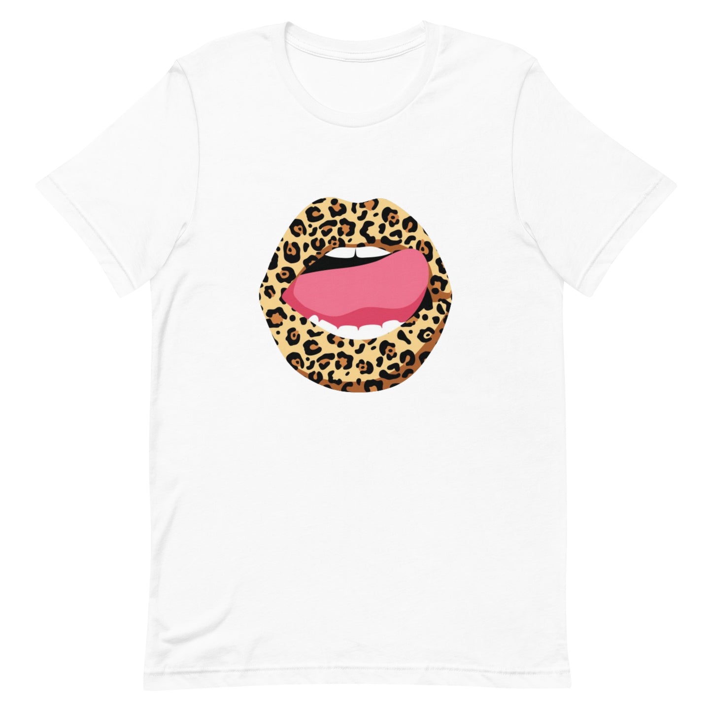 Leopard Lips Women T-Shirt