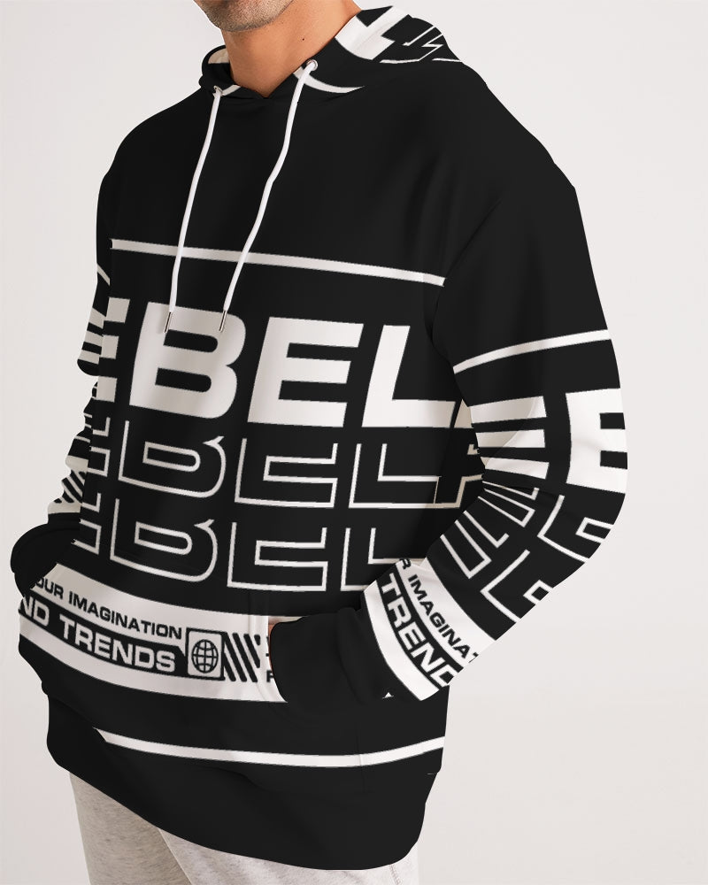 REBEL BEYOND TRENDS Men's All-Over Print Hoodie