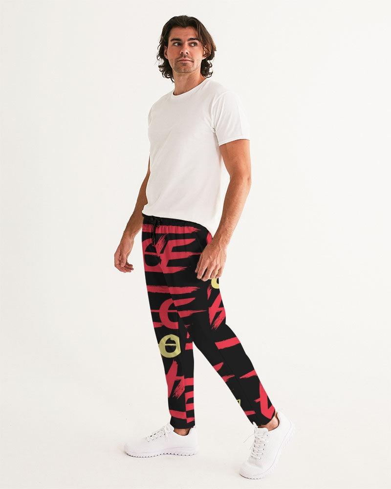 LOVE OVER HATE COLLECTION Men's Slim Fit Athletic Joggers