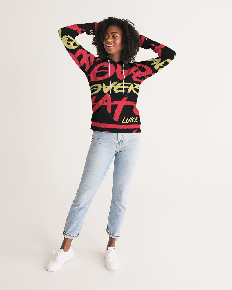 LOVE OVER HATE COLLECTION Women's Athleisure Hoodie