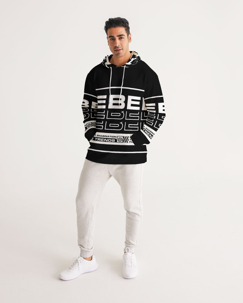 REBEL BEYOND TRENDS Men's All-Over Print Hoodie