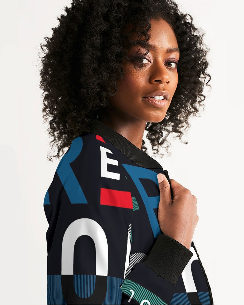 Freedom Collection Women's Athleisure Bomber Jacket