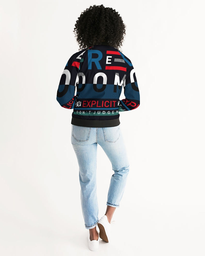 Freedom Collection Women's Athleisure Bomber Jacket