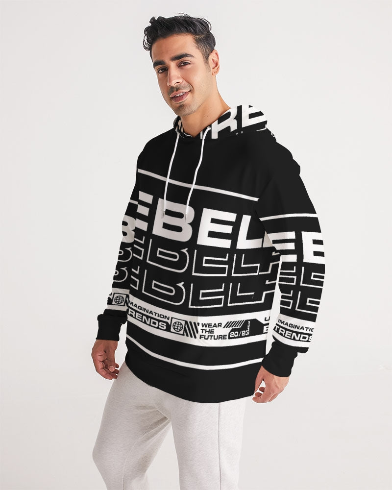 REBEL BEYOND TRENDS Men's All-Over Print Hoodie