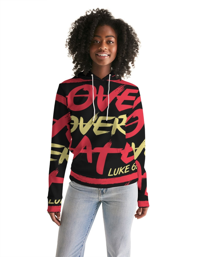 LOVE OVER HATE COLLECTION Women's Athleisure Hoodie