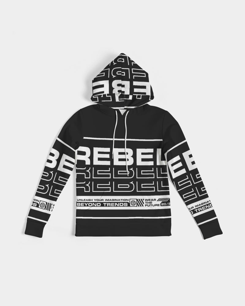 REBEL BEYOND TRENDS Women's All-Over Print Hoodie