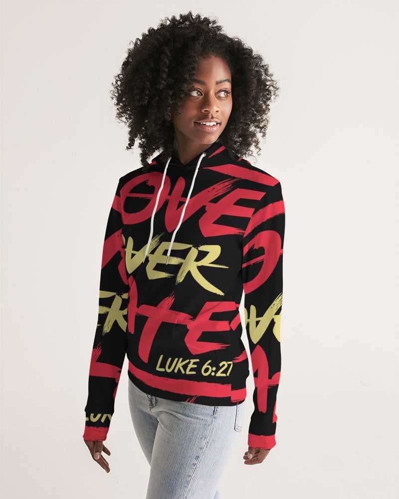 LOVE OVER HATE Women's Athleisure Hoodie l The Rebel Inc