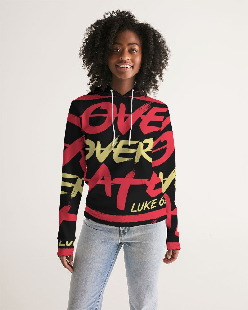 LOVE OVER HATE COLLECTION Women's Athleisure Hoodie