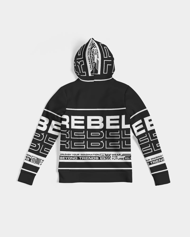 REBEL BEYOND TRENDS Women's All-Over Print Hoodie