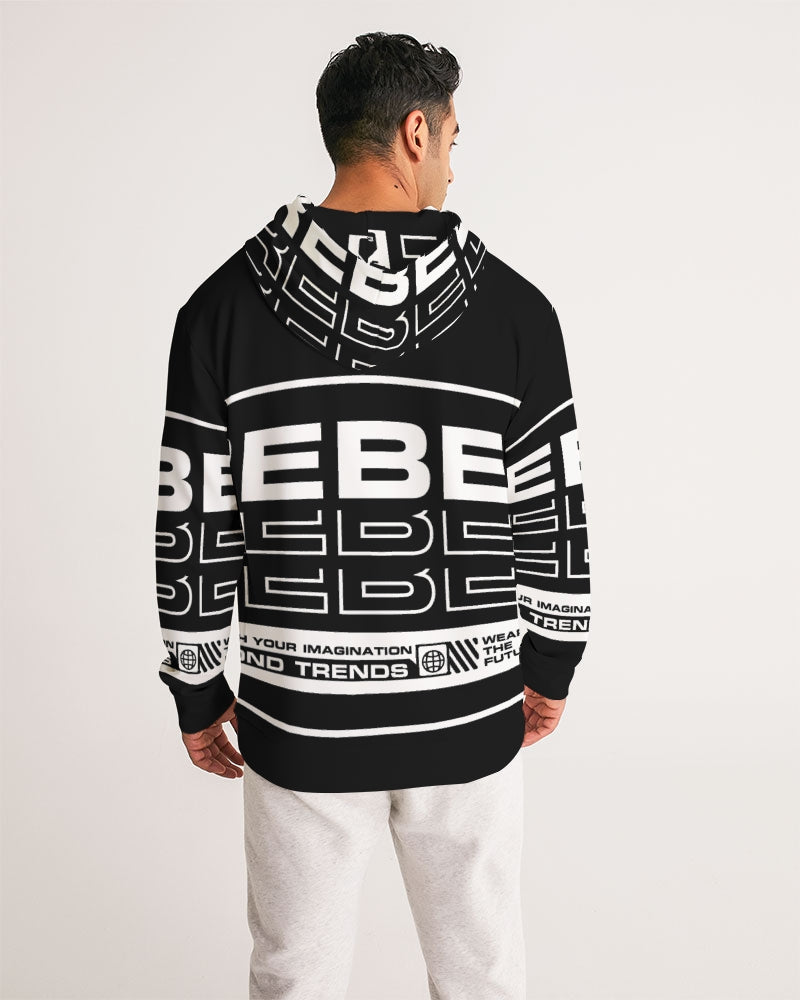 REBEL BEYOND TRENDS Men's All-Over Print Hoodie