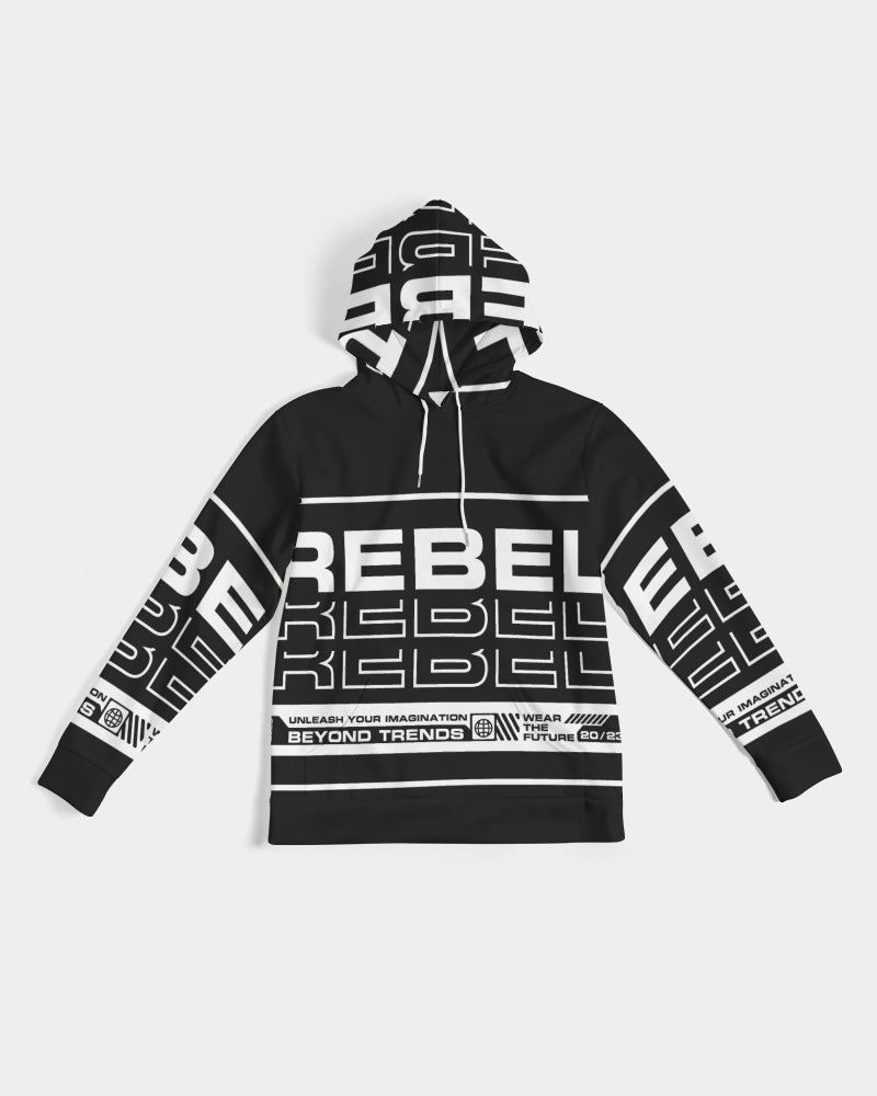 REBEL BEYOND TRENDS Men's All-Over Print Hoodie