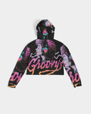 THE GROOVY COLLECTION Women's Cropped Hoodie