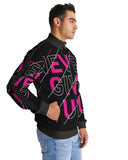 NEVER GIVE UP COLLECTION Men's Stripe-Sleeve Track Jacket