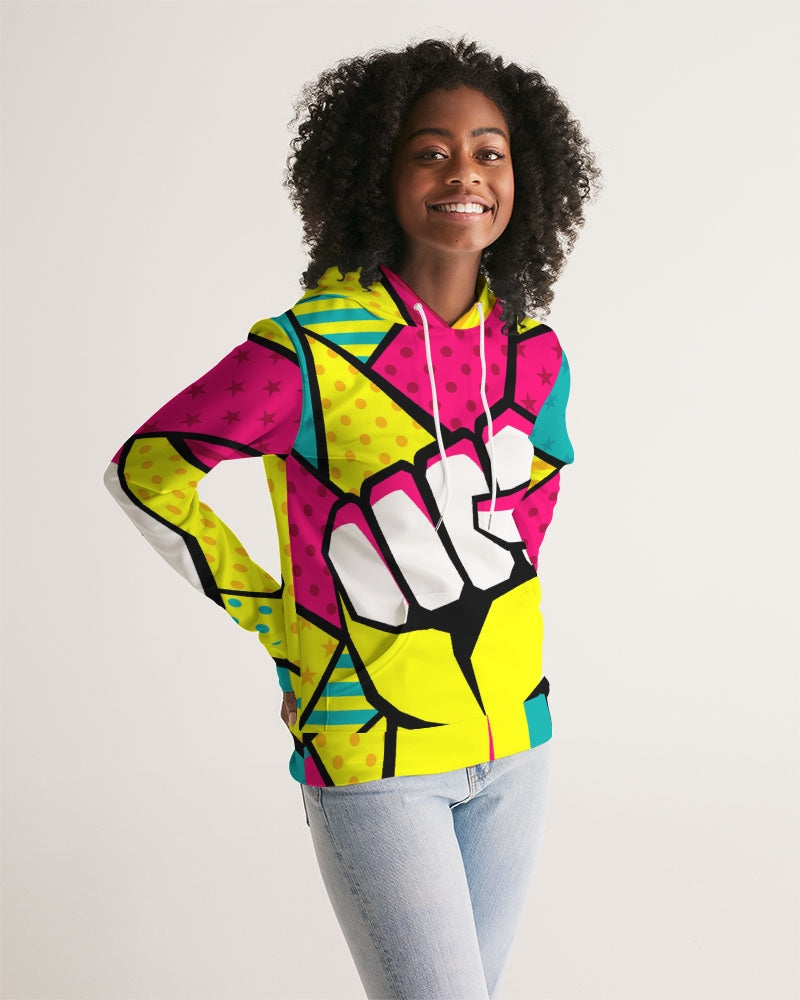 FIGHT THE POWER Women's All-Over Print Hoodie