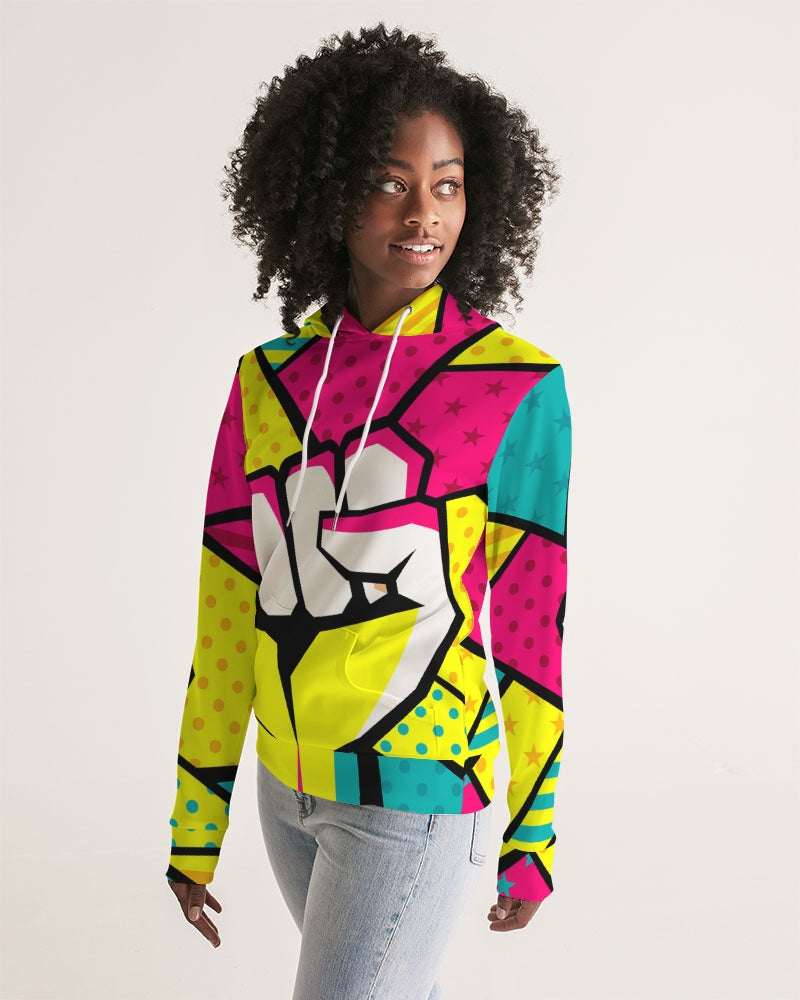 FIGHT THE POWER Women's All-Over Print Hoodie