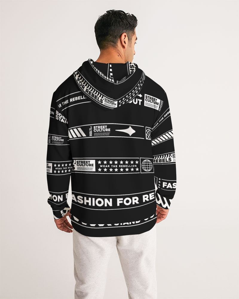 BORN TO STAND OUT Men's All-Over Print Hoodie