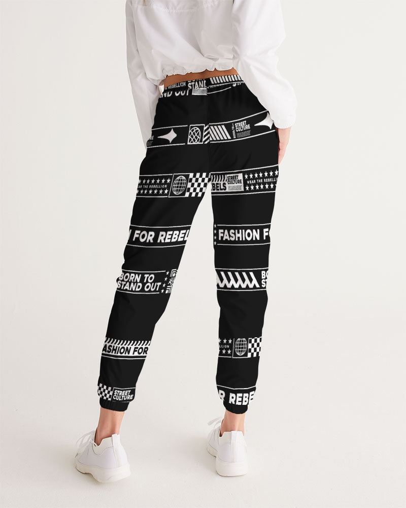 BORN TO STAND OUT Women's All-Over Print Track Pants
