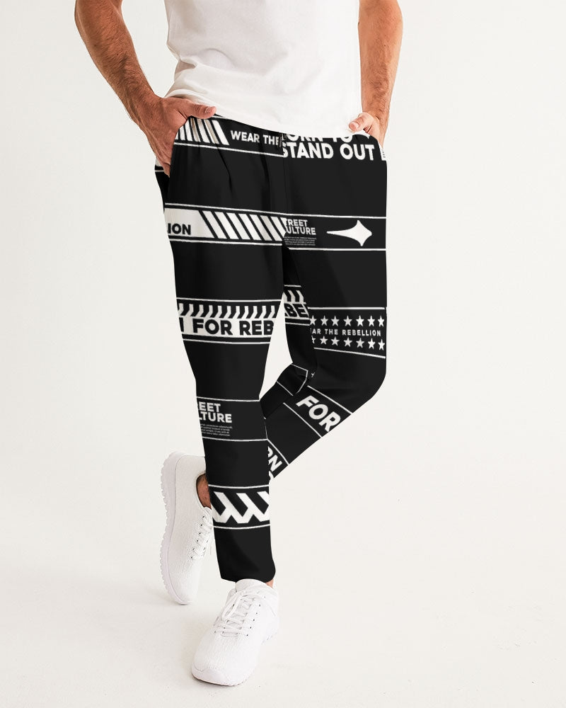 BORN TO STAND OUT Men's All-Over Print Joggers