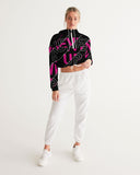 NEVER GIVE UP COLLECTION Women's Cropped Windbreaker