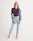 NEVER GIVE UP COLLECTION Women's Twist-Front Cropped Tee