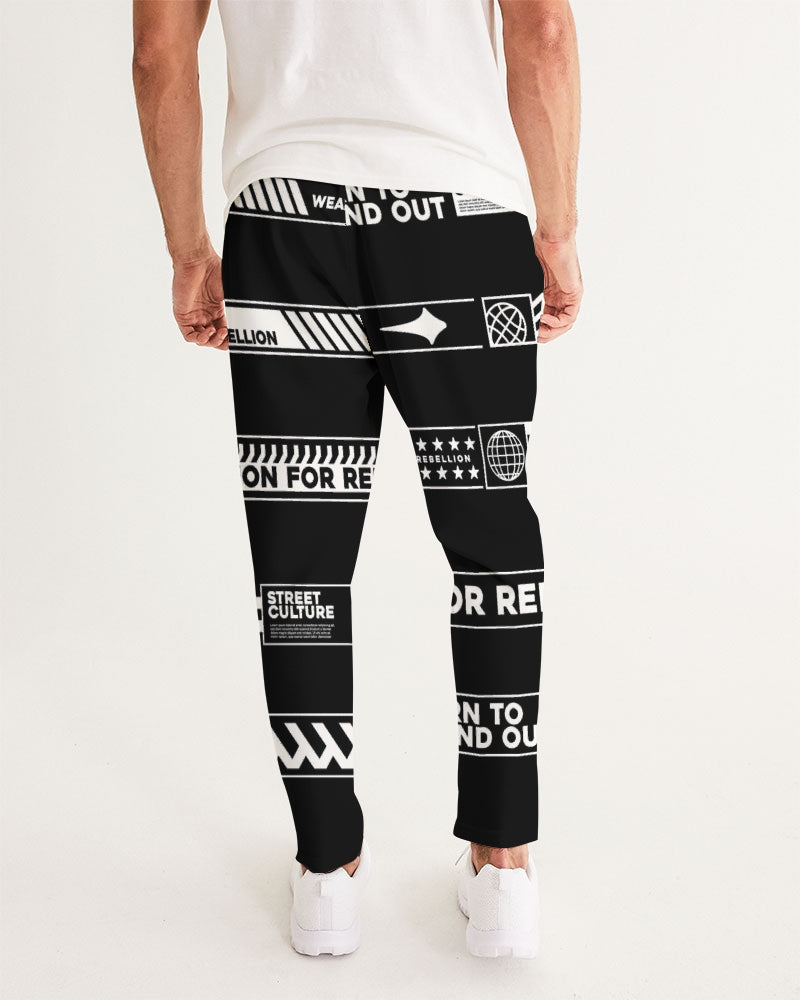 BORN TO STAND OUT Men's All-Over Print Joggers