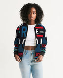 Freedom Collection Women's Athleisure Bomber Jacket