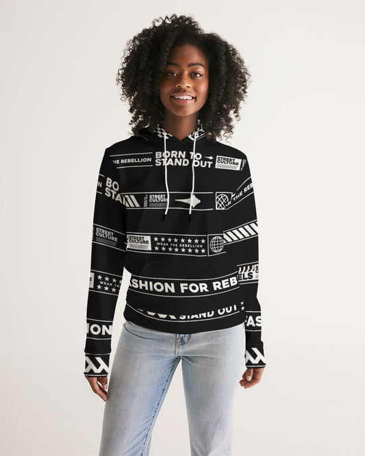BORN TO STAND OUT Women's All-Over Print Hoodie
