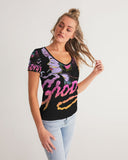 THE GROOVY COLLECTION Women's V-Neck Tee
