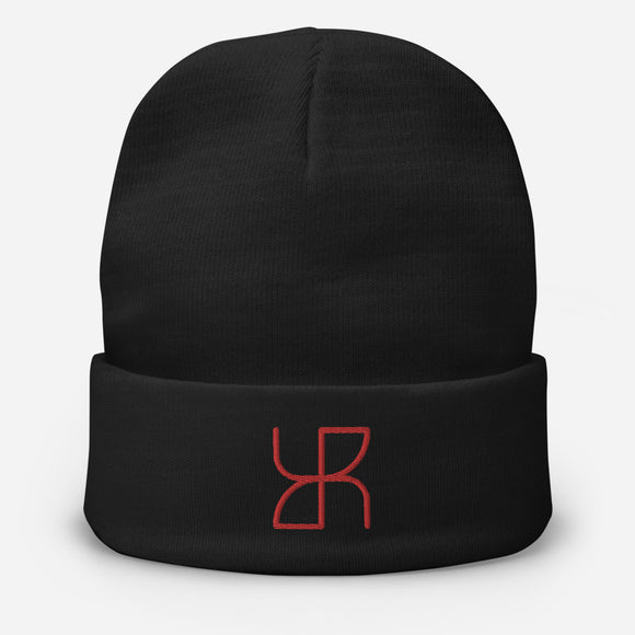 Embroidered Rebel Beanie